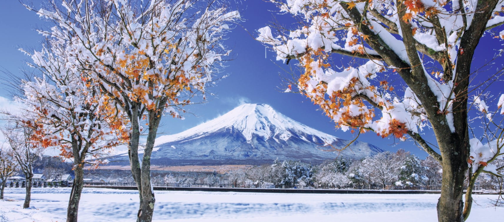 The colder months bring snowfall on Mount Fuji | AWL-images.com