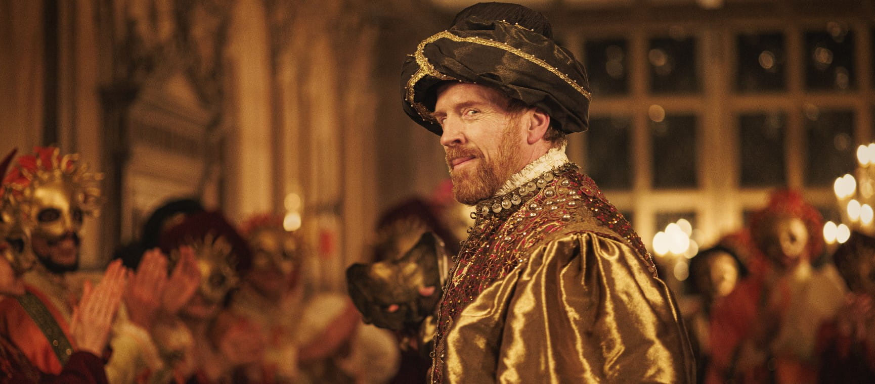 Damian Lewis as King Henry VIII in Wolf Hall